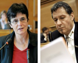 Käthi Wälchli und Christian Hadorn treten für die SVP Oberaargau zu den Nationalratswahlen 2011 an.